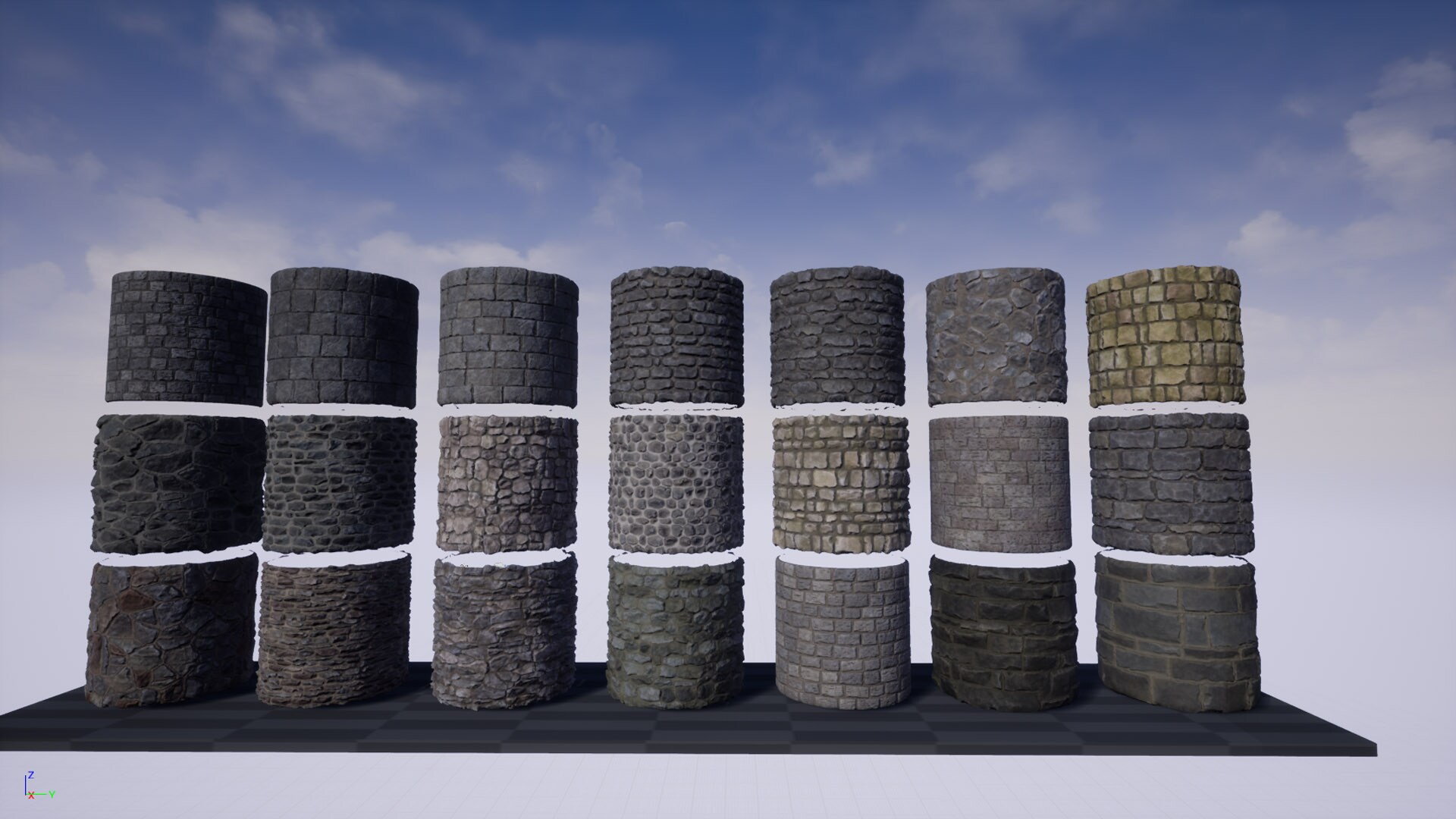 Building Stone Mat Stone Wall Mat Pack – ASSET CLOUD
