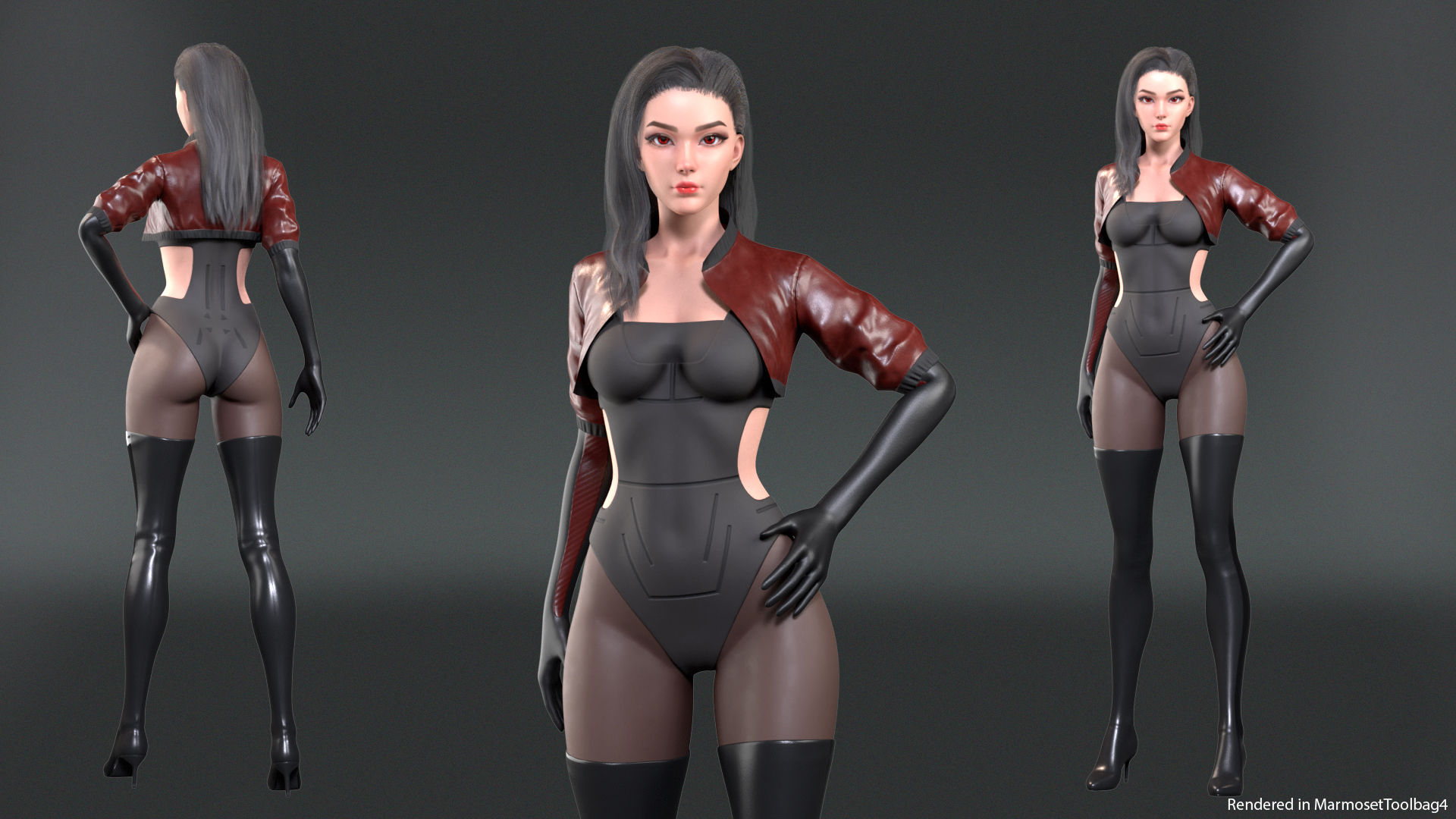 Futuristic Girl v.2：キャラクター - UE マーケットプレイス