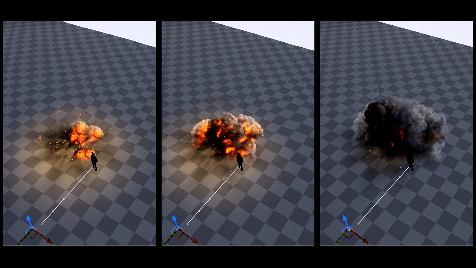 Power Explosions VFX Pack // Color Explosions // Dust and Sand explosions in Visual Effects UE