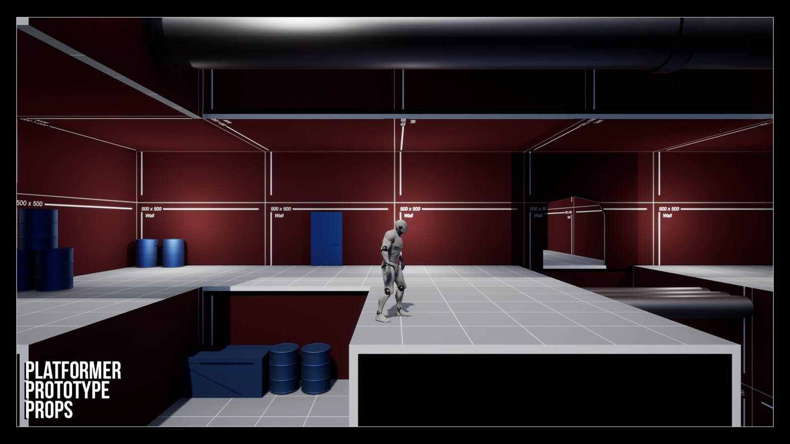 Platformer Prototype Props in Props UE Marketplace