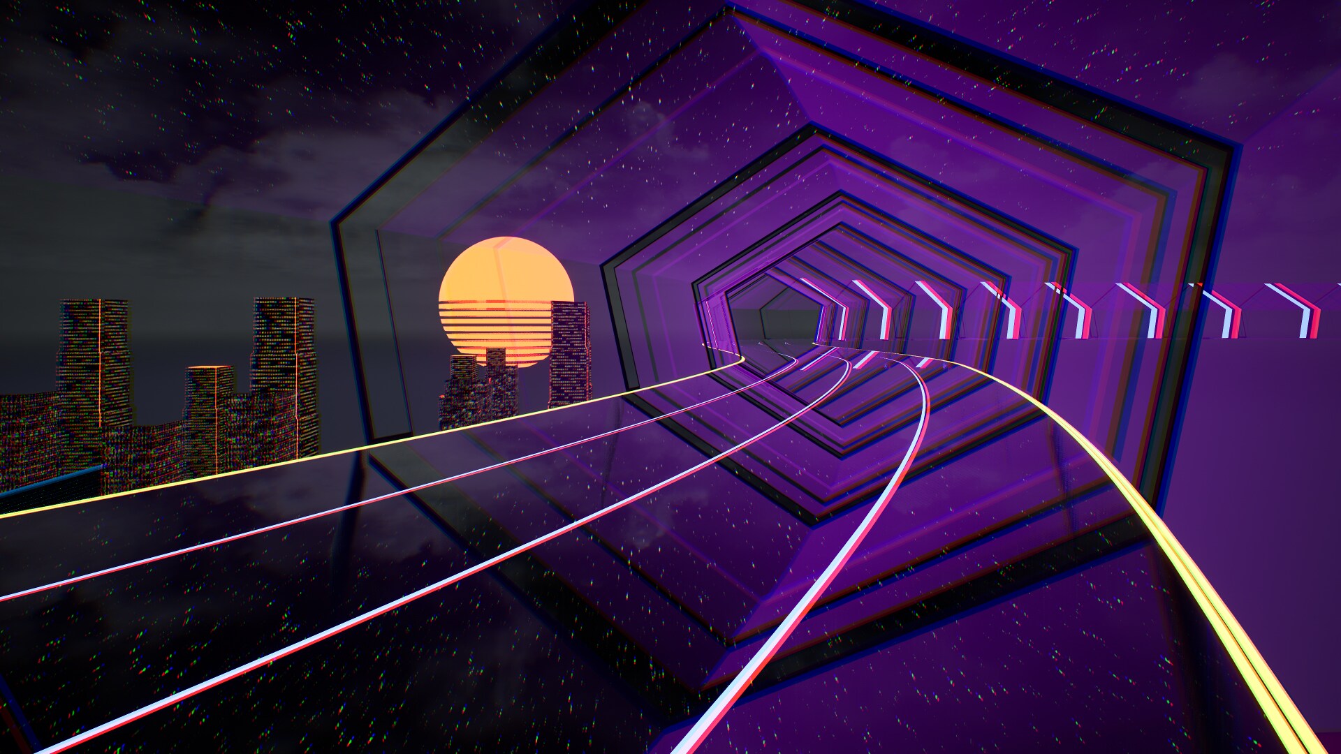 80'S Retro Audio synesthesia Blueprint / Environment, 카테고리 블루프린트 UE 마켓플레이스