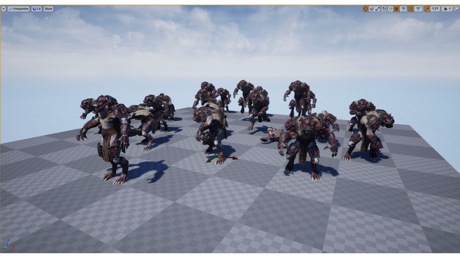 WereWolf Armored in Characters UE Marketplace
