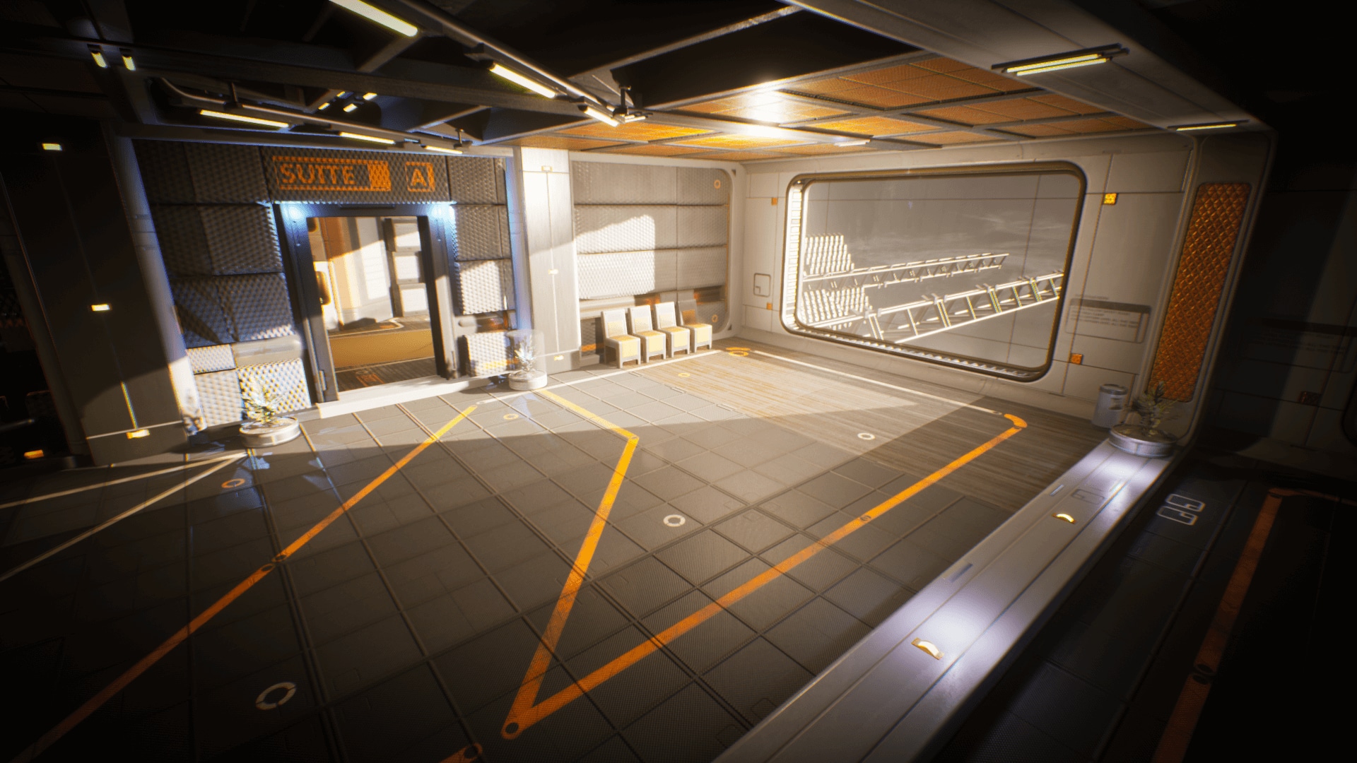 Scifi Rooms and Corridors Interior Kit in Environments UE Marketplace