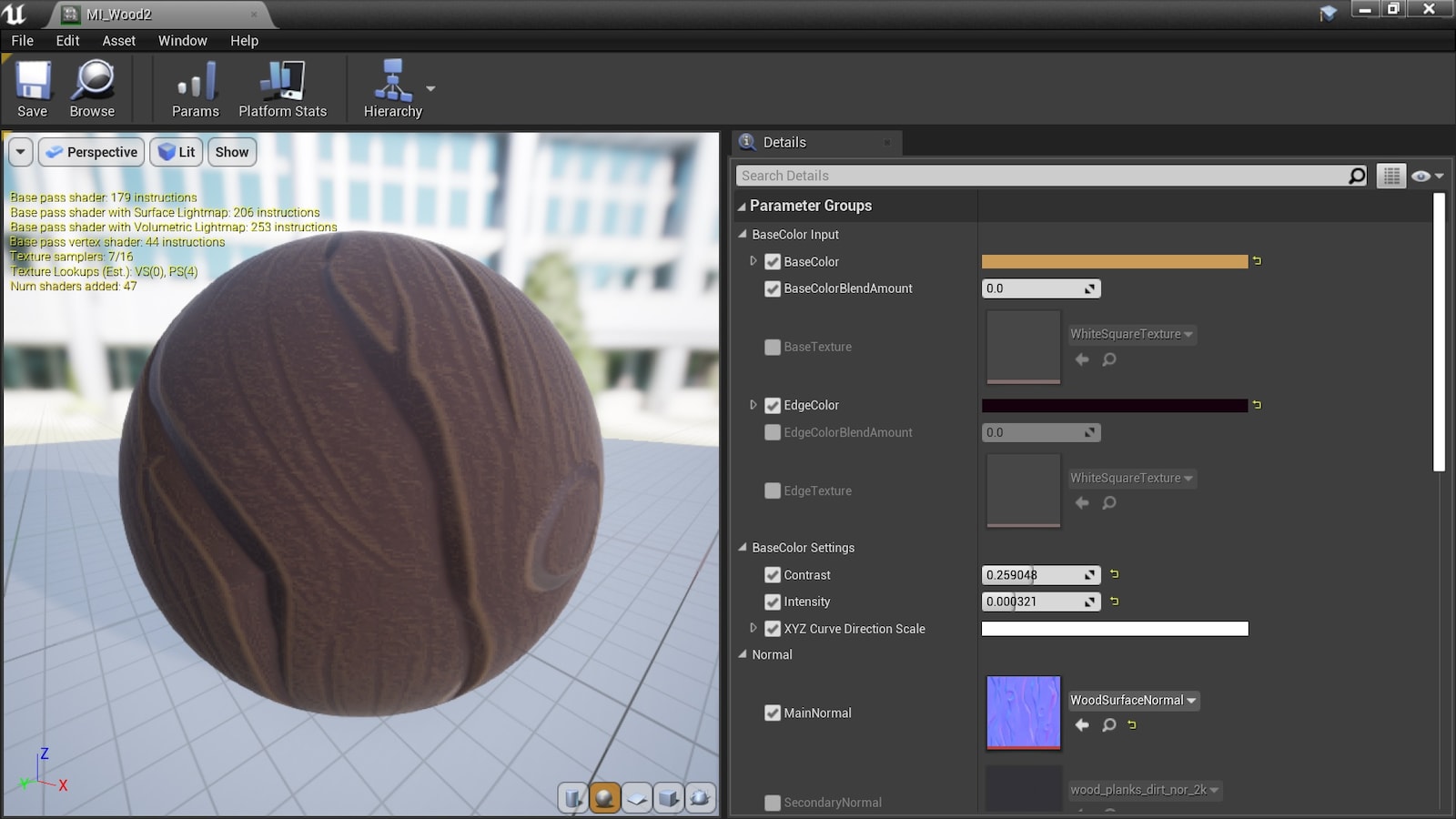 Stylized Curve Shader in Materials - UE Marketplace