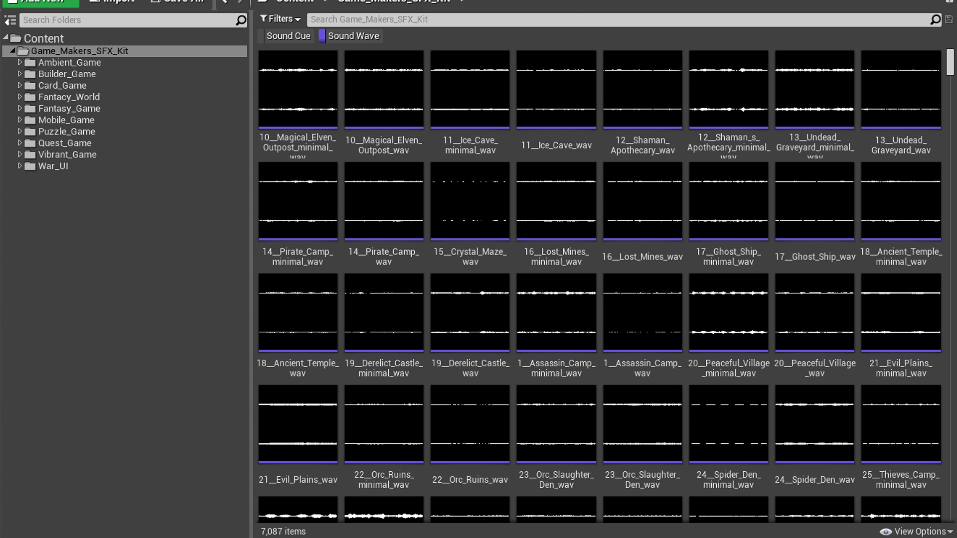Game Makers Sound Effects Kit in Sound Effects UE Marketplace