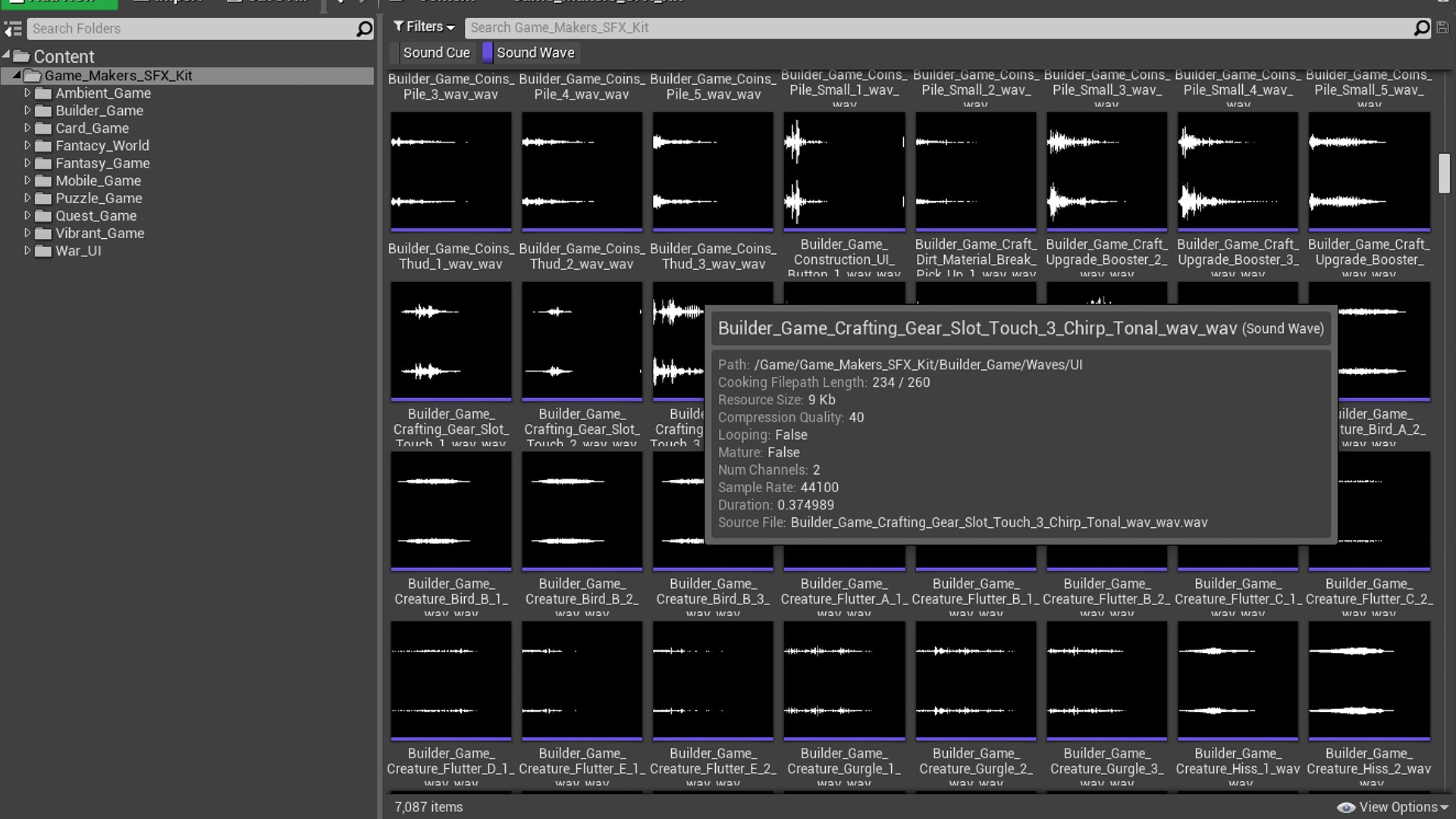 Game Makers Sound Effects Kit in Sound Effects UE Marketplace