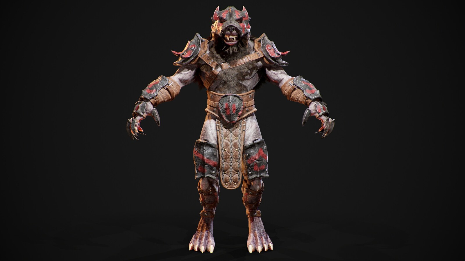 WereWolf Armored in Characters UE Marketplace