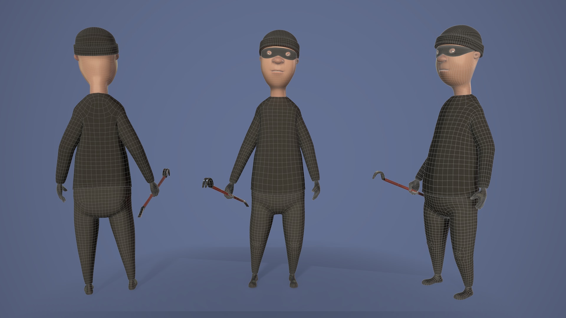 在角色创建的Stylized Thief - 虚幻引擎商城