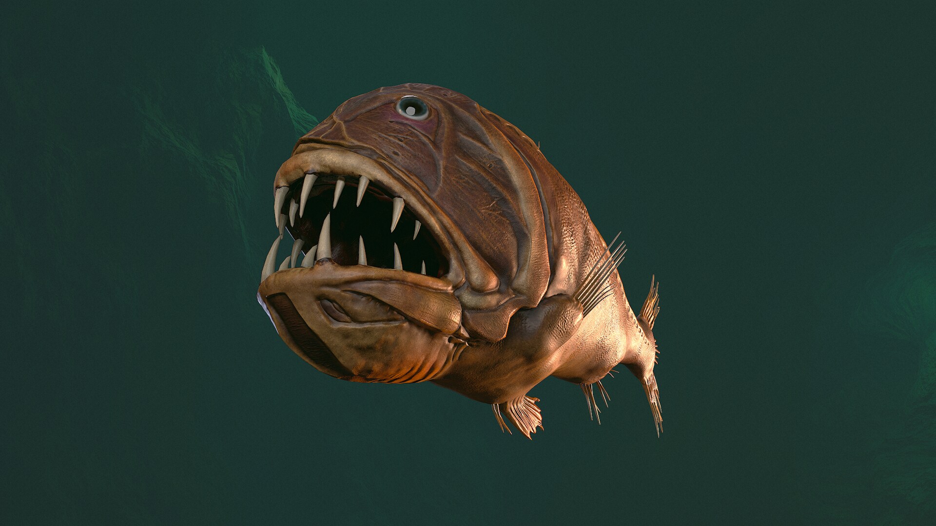 Fish Monster - Sabertooth, 카테고리 캐릭터 - UE 마켓플레이스
