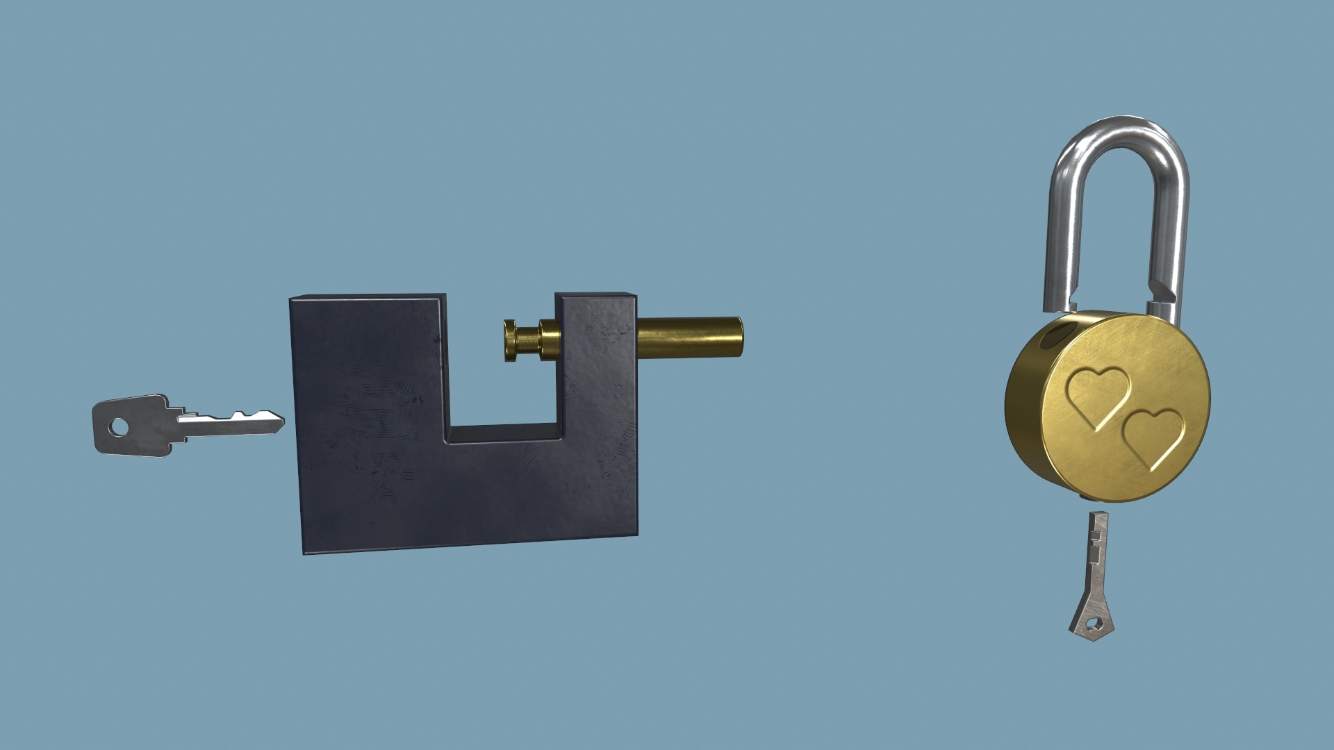 Padlocks Pack in Props UE Marketplace