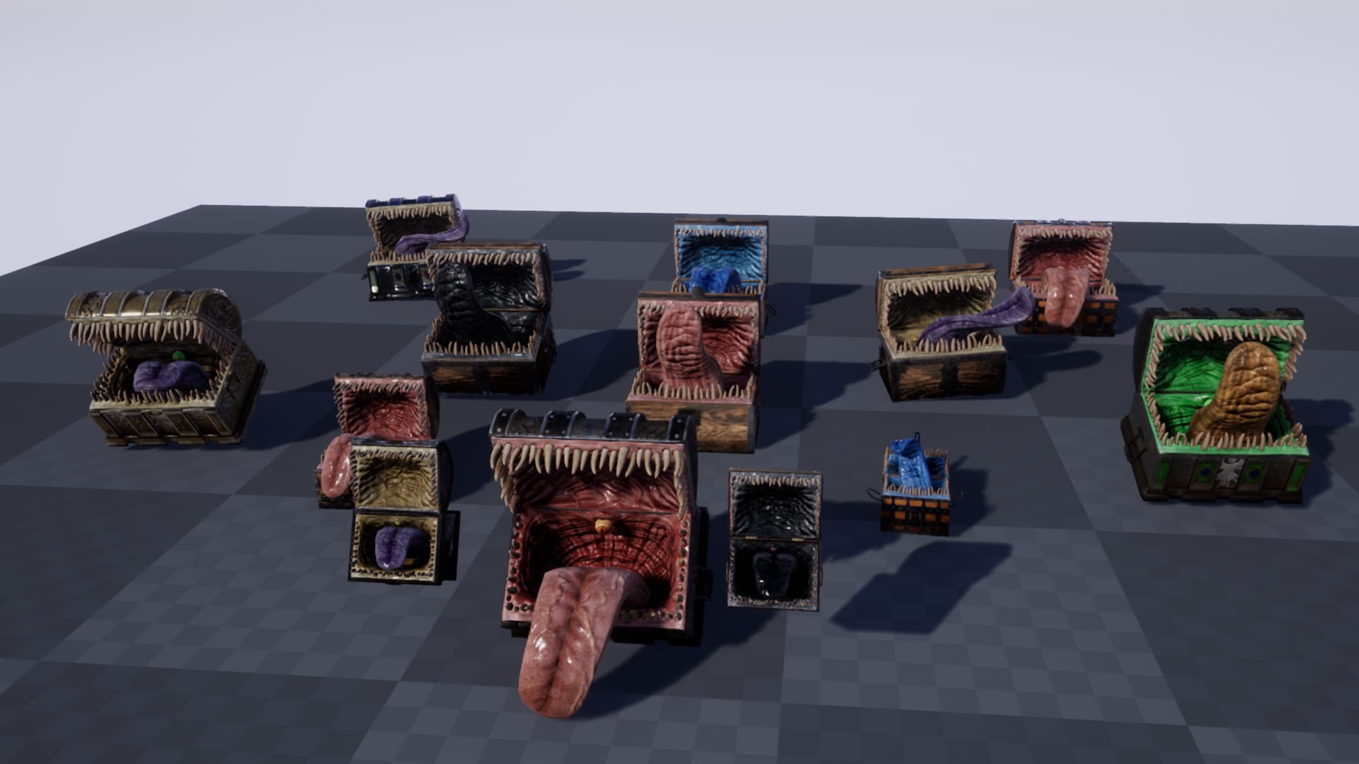 Mimics, Chests, Gold & Gems, 카테고리 캐릭터 UE 마켓플레이스