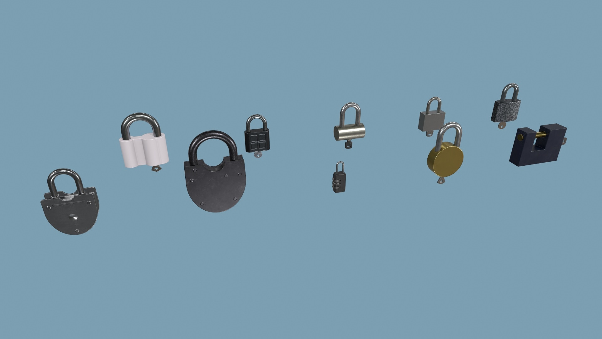 Padlocks Pack in Props UE Marketplace