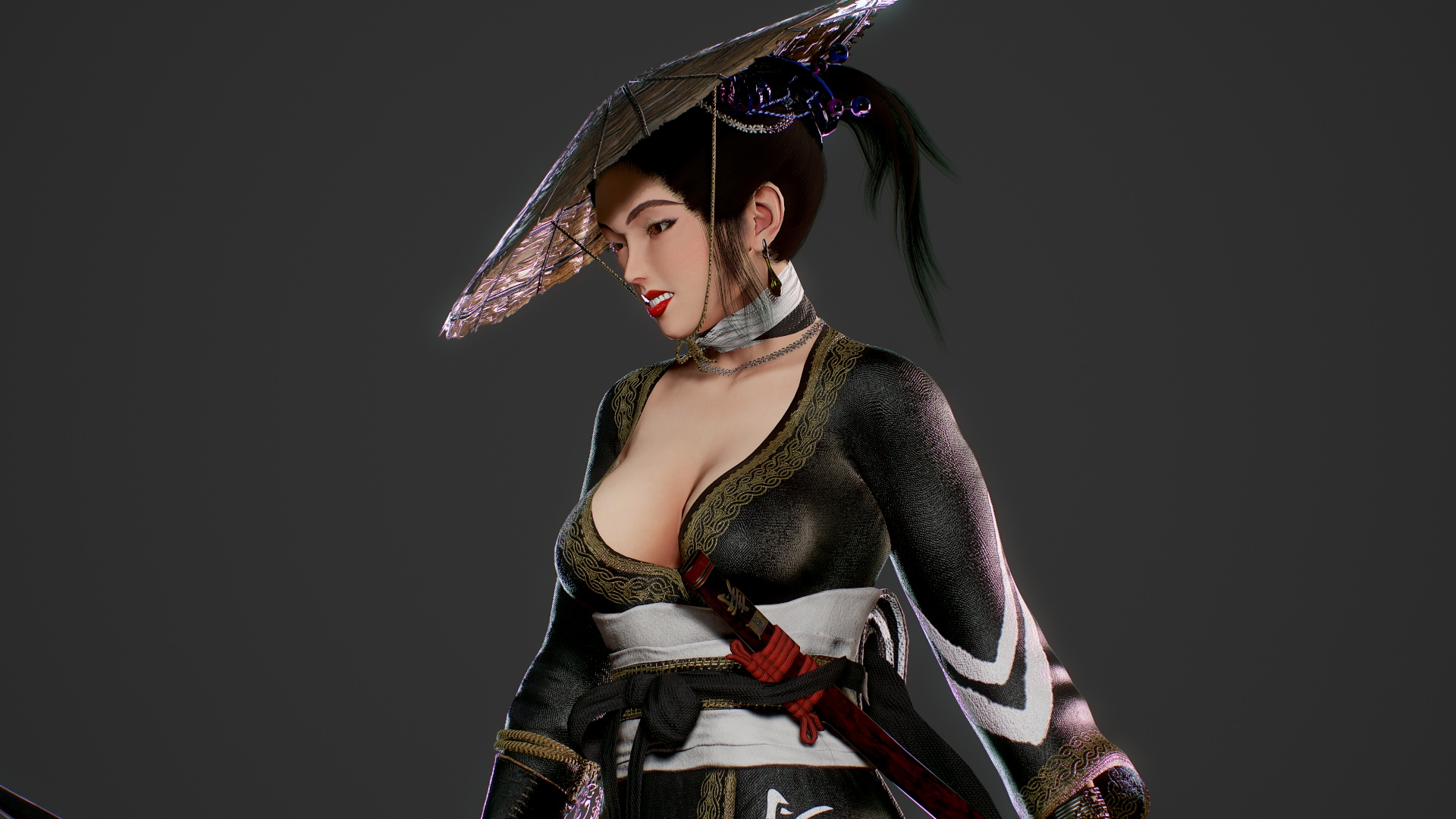 Samurai Female - (Modular)