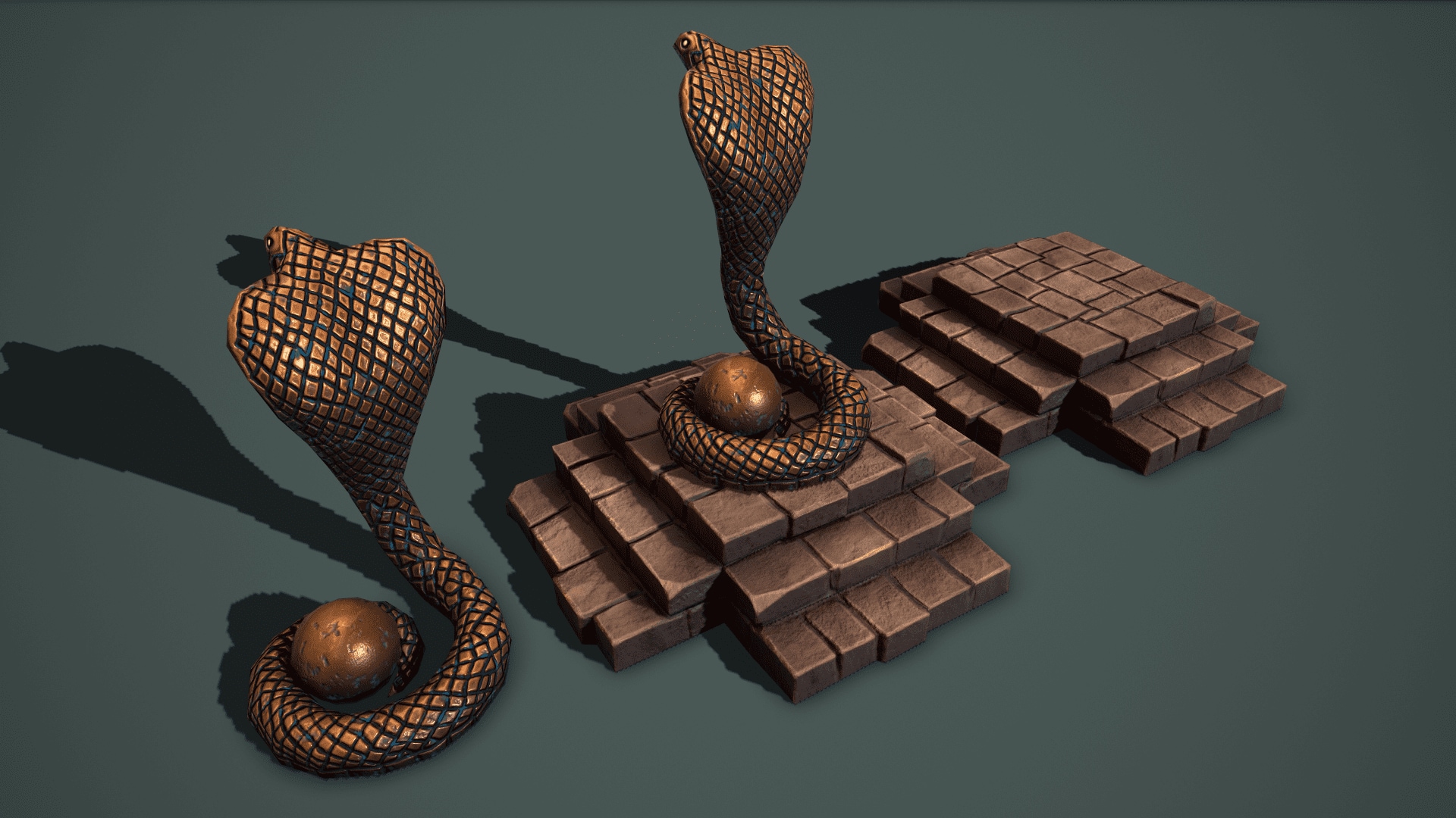 Fantasy Statues in Props UE Marketplace