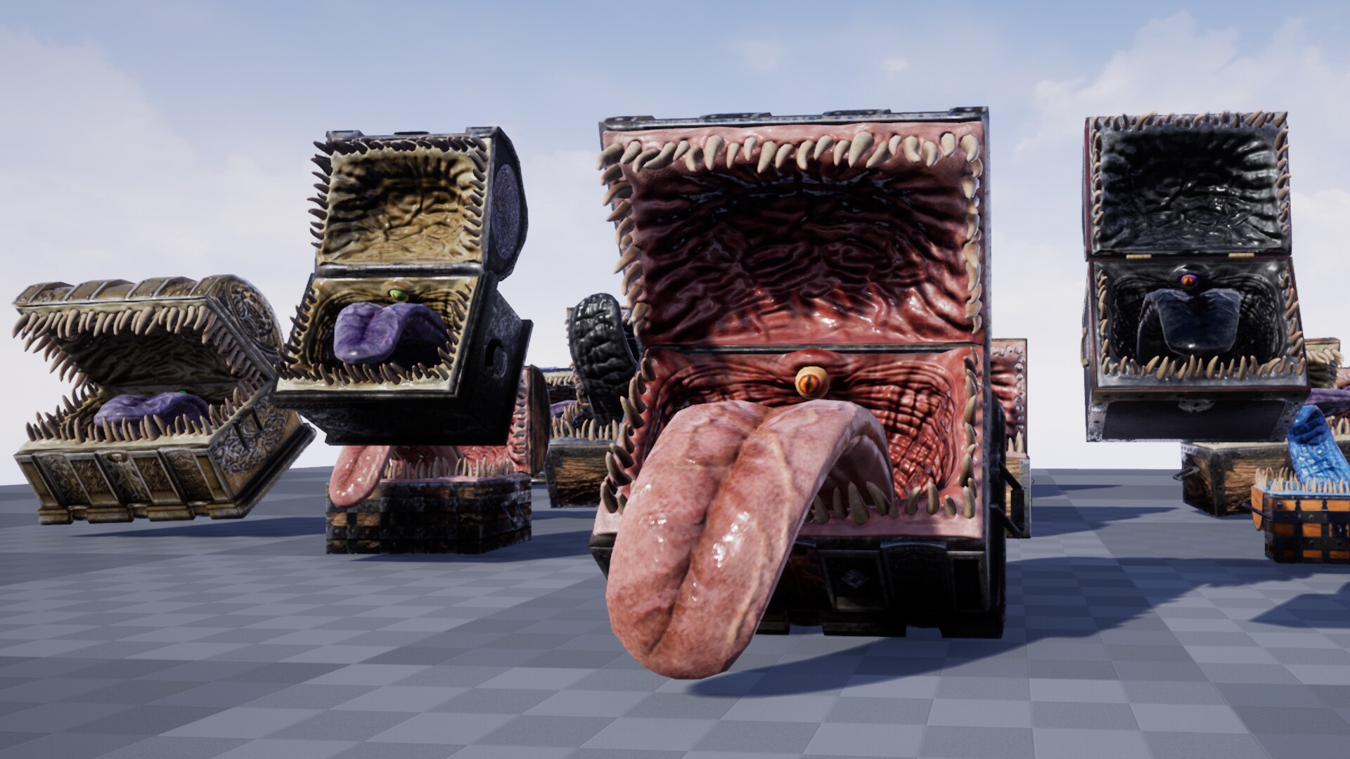 Mimics, Chests, Gold & Gems in Characters UE Marketplace