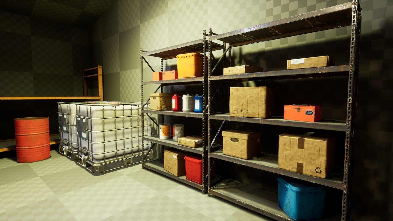 Storage Props Set in Props UE Marketplace
