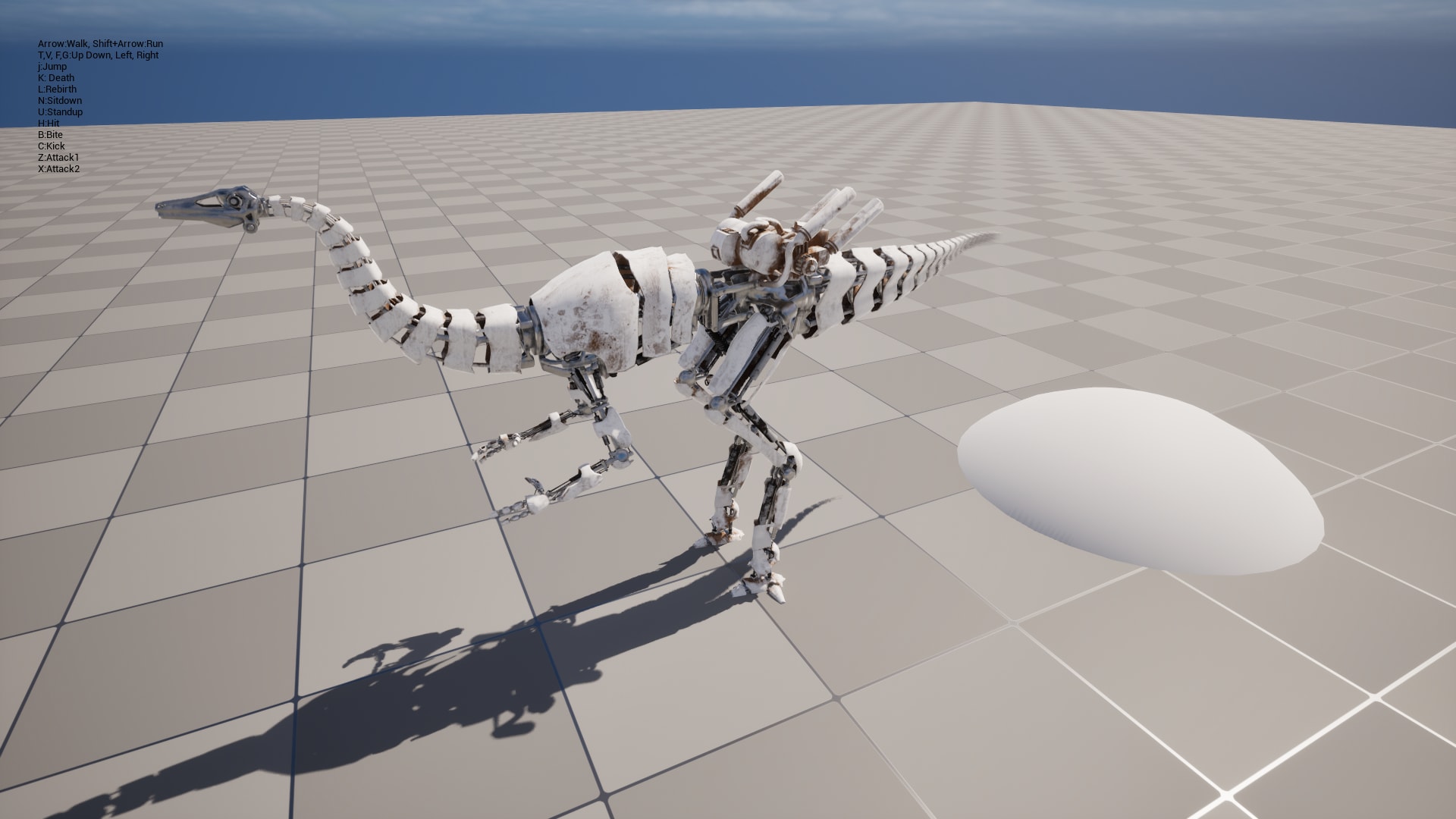 Gallimimus Robot