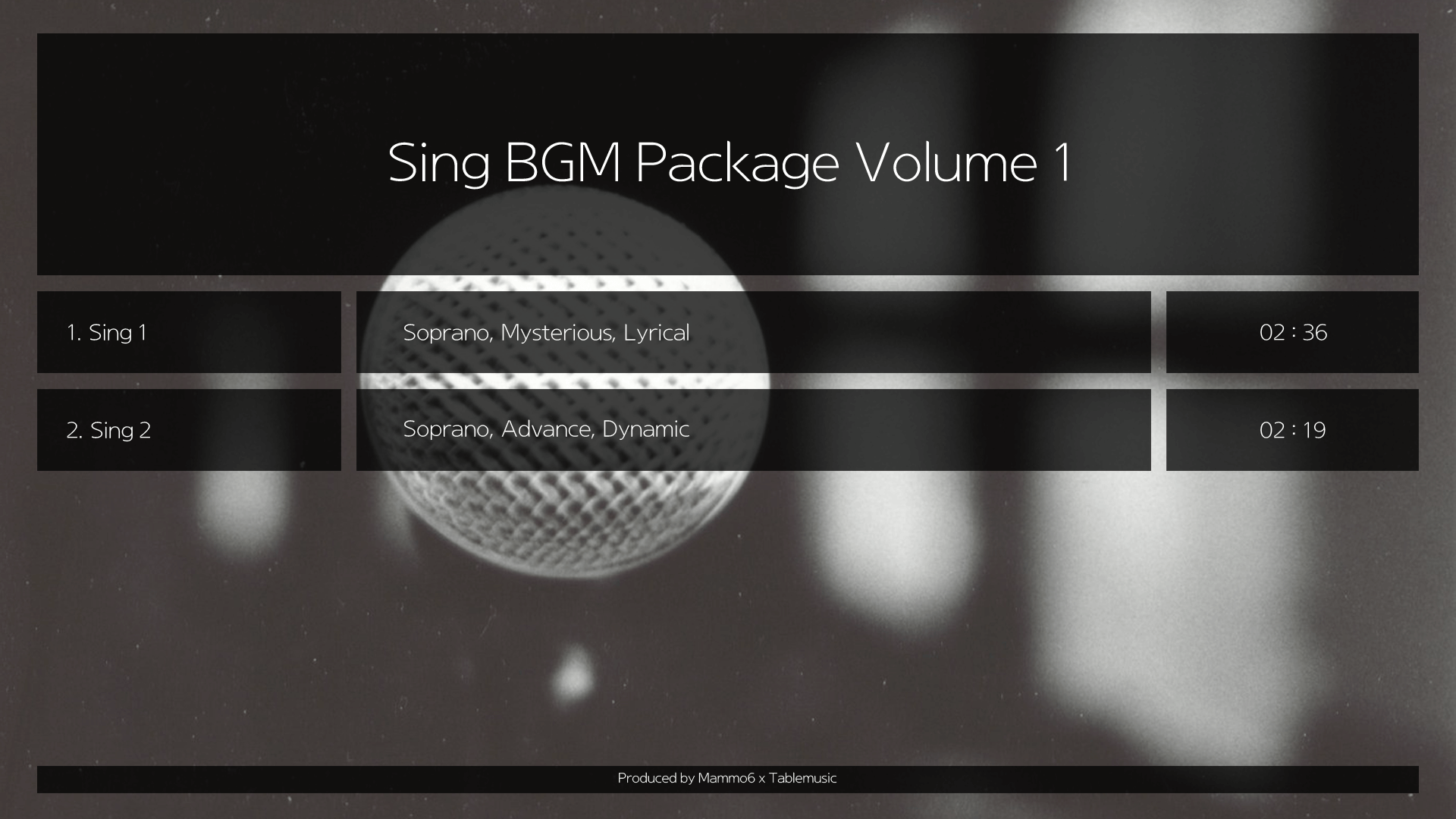 Single BGM Package Volume 1 by MAMMOSSIX in Music UE4 Marketplace