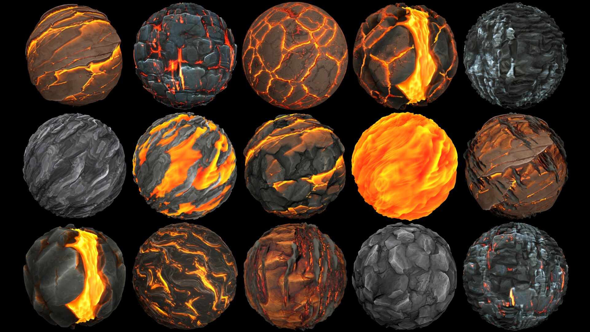 Stylized Lava Textures – RPG Environment