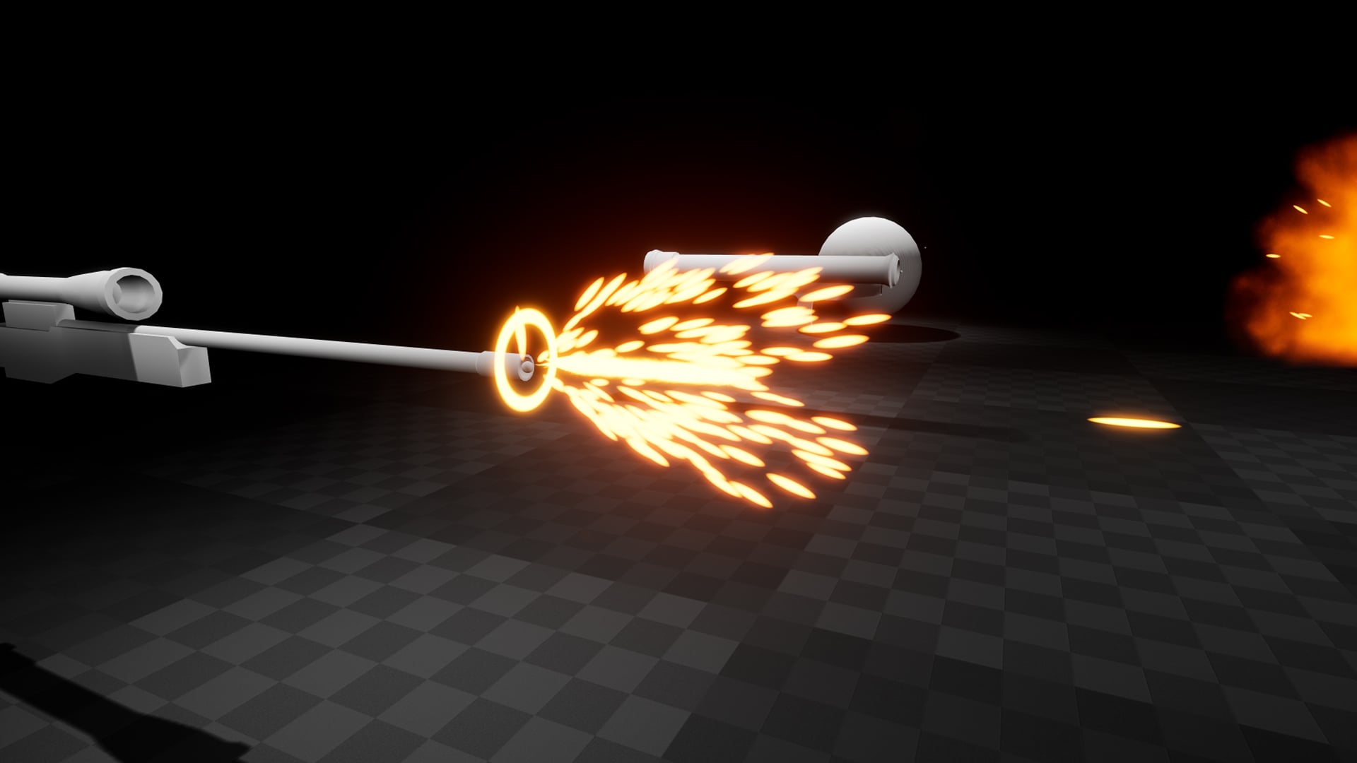 Stylized Shooting VFX Niagara (Muzzle Bullet Trail Impact) in Visual Effects UE Marketplace