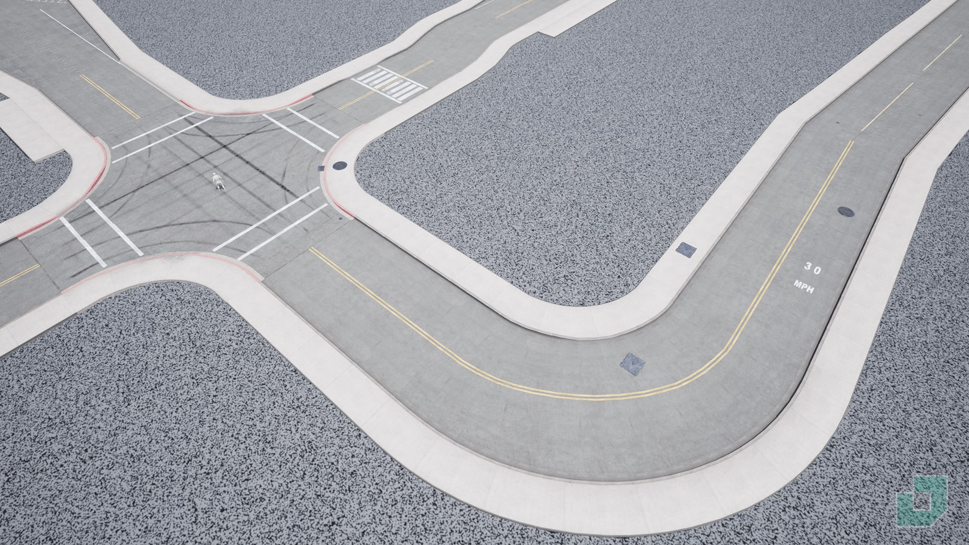 Modular Roads Pack in Props - UE Marketplace