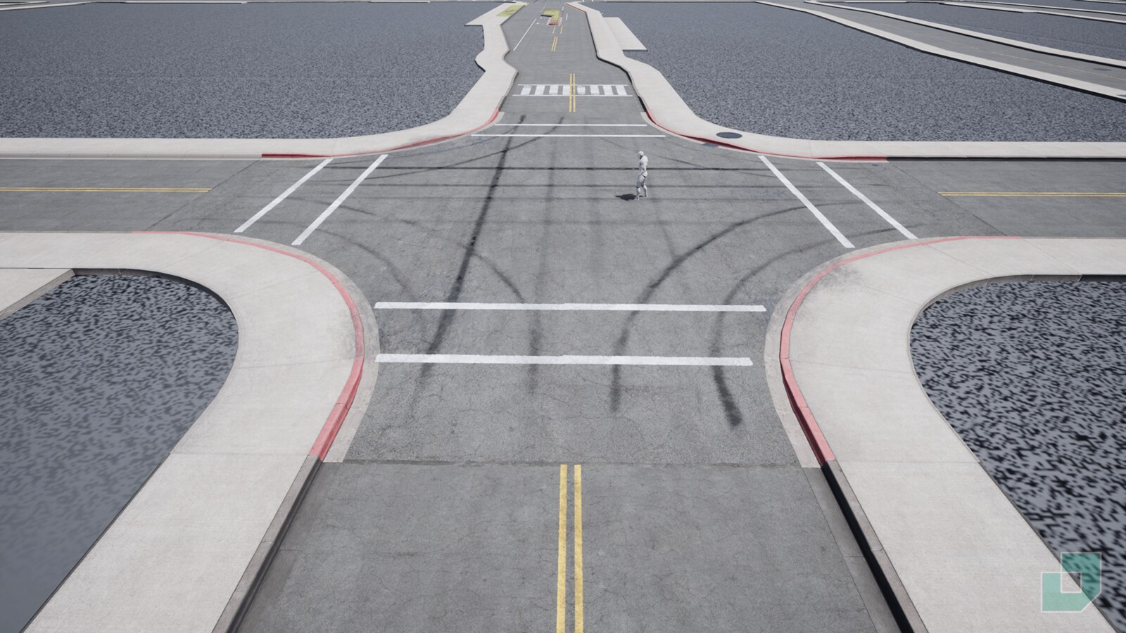 Modular Roads Pack in Props - UE Marketplace
