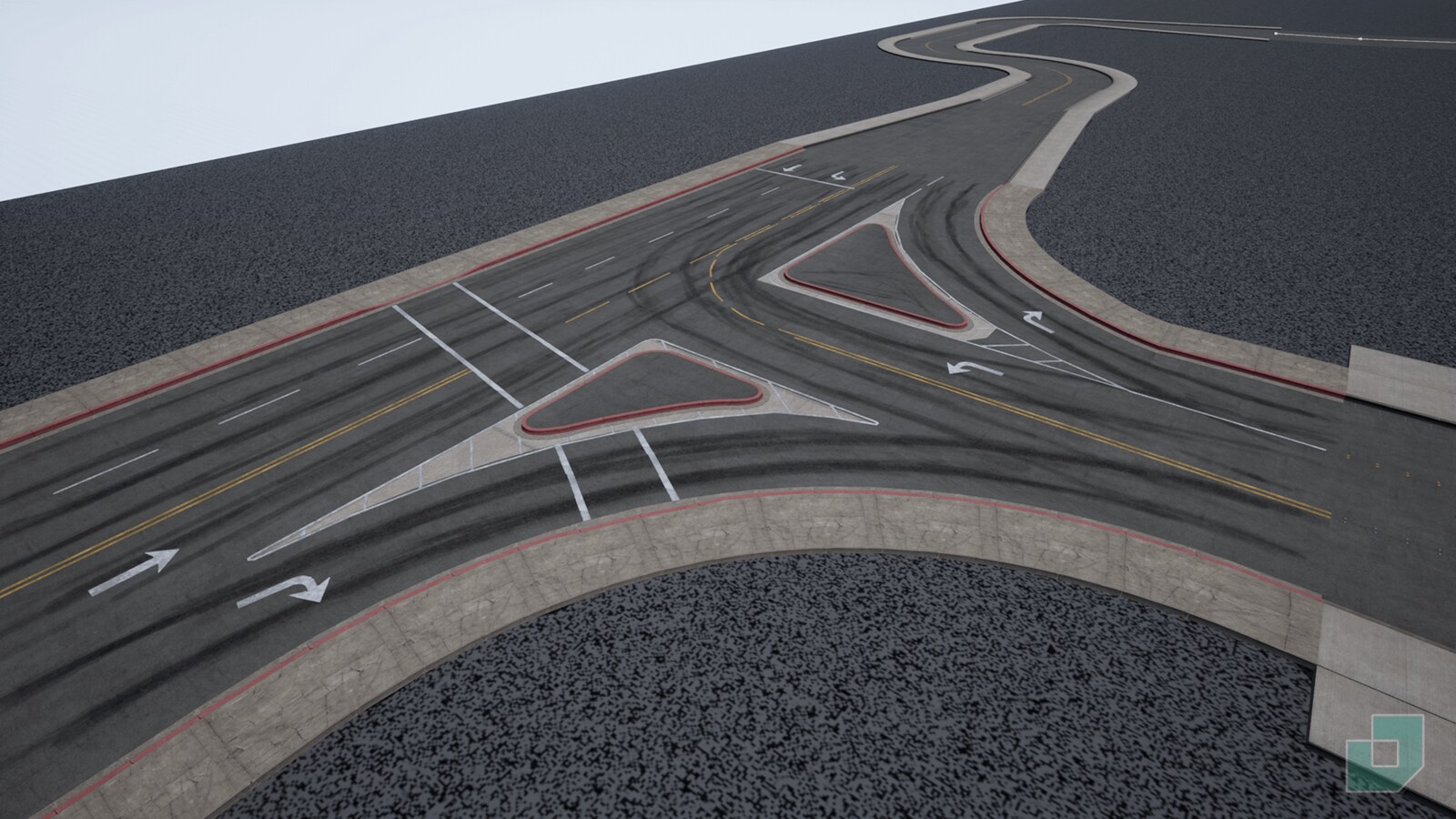 Modular Roads Pack in Props - UE Marketplace