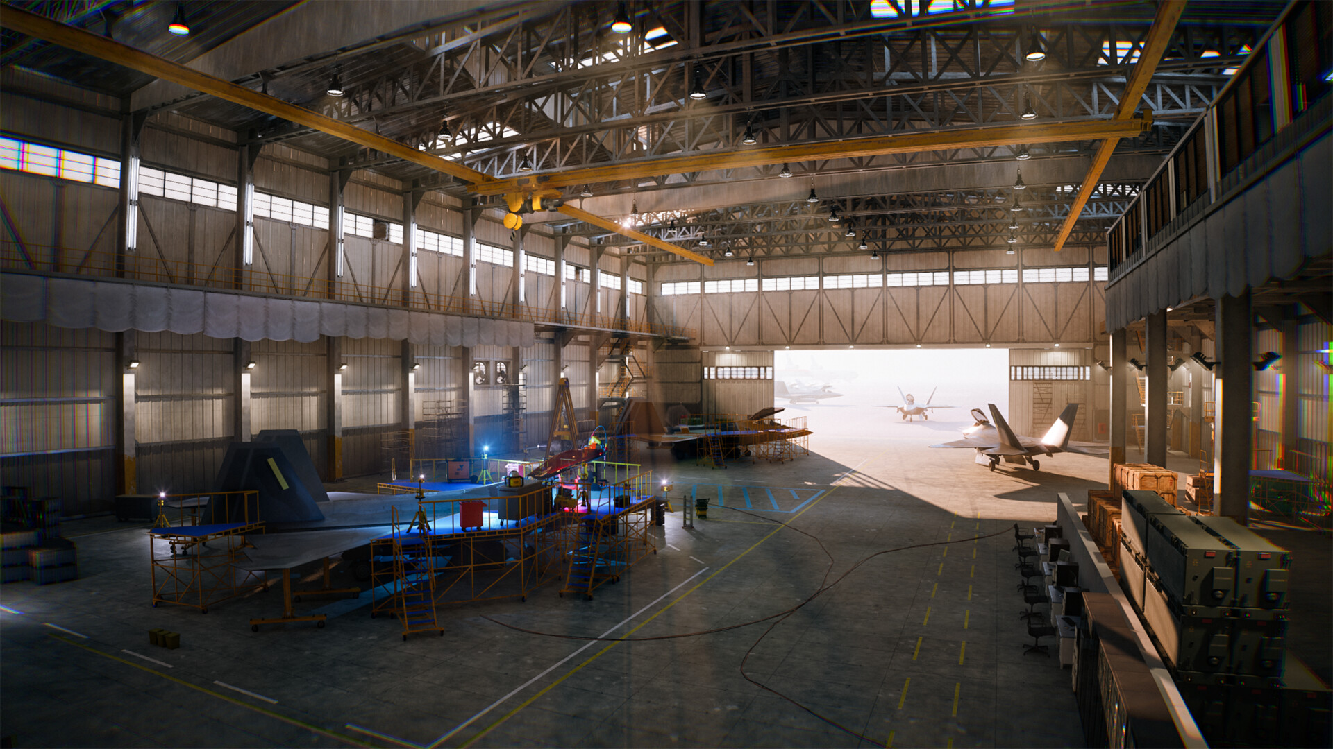 HAWKNEST An Aircraft Factory Hangar