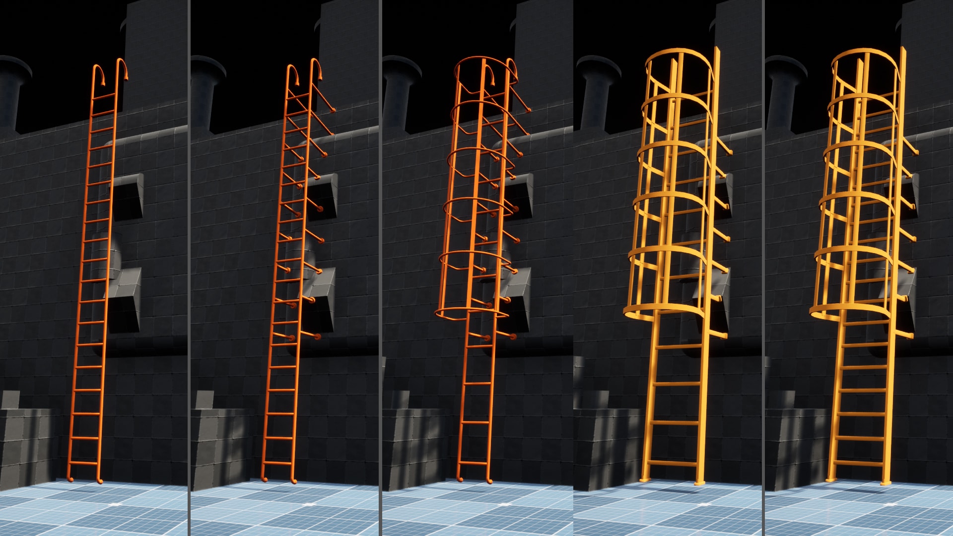 Procedural Ladder System