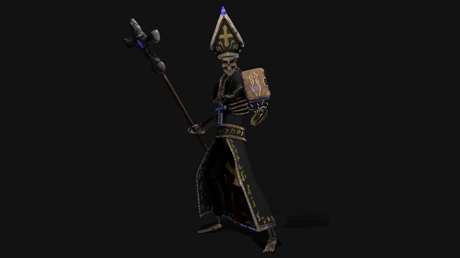 在角色创建的Priest Skeleton - 虚幻引擎商城