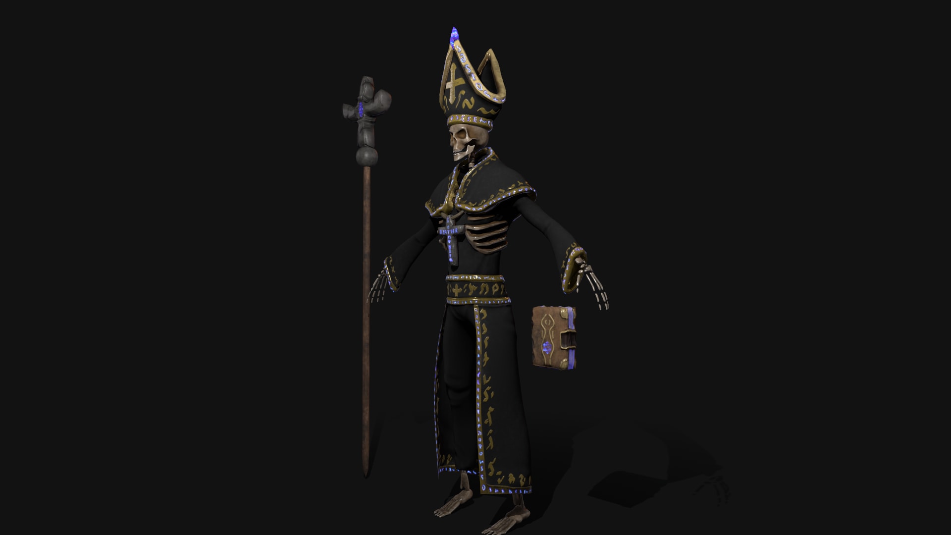 在角色创建的Priest Skeleton - 虚幻引擎商城