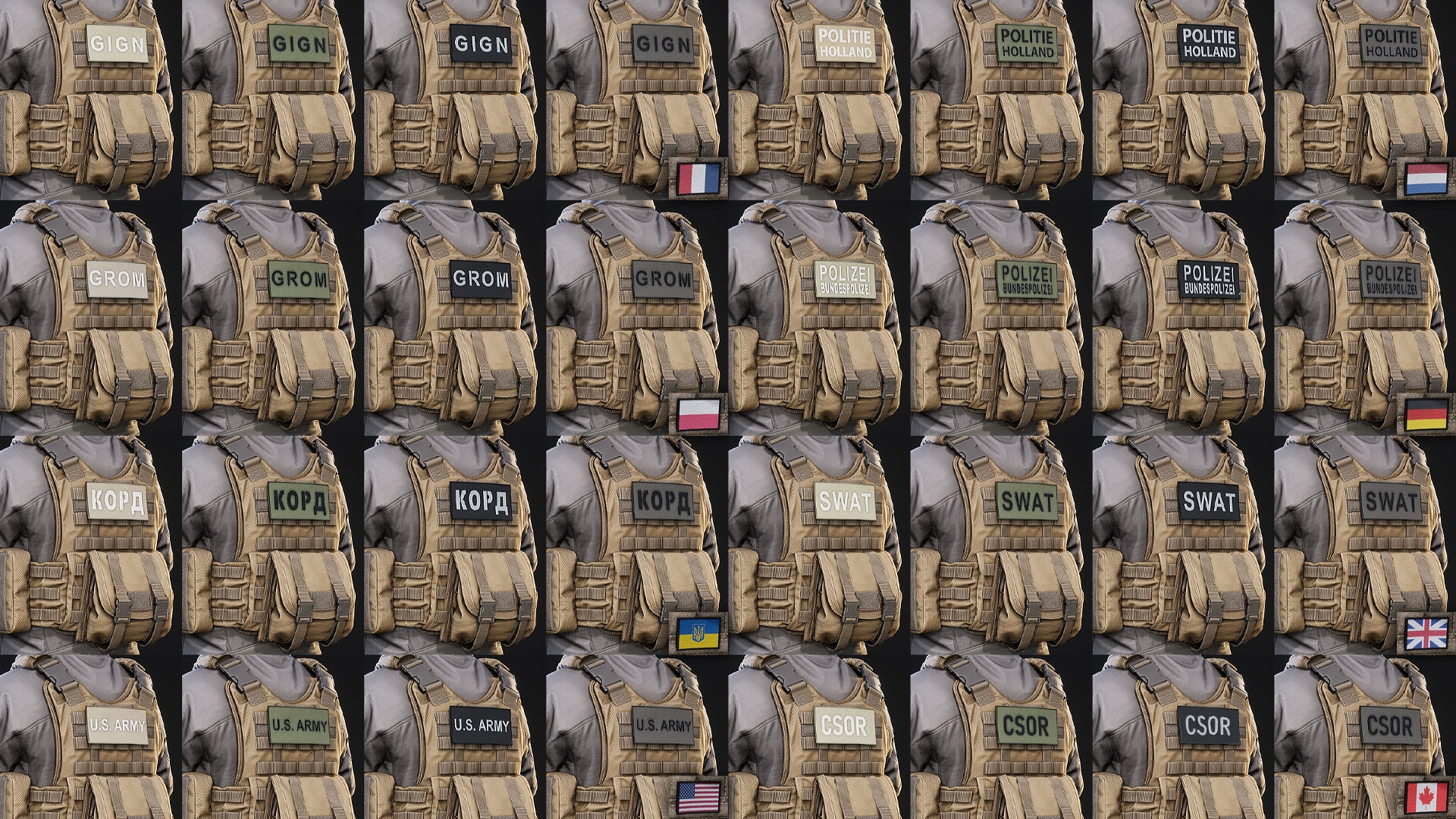 在角色创建的MODULAR SOLDIER PACK Vol. 2 虚幻引擎商城