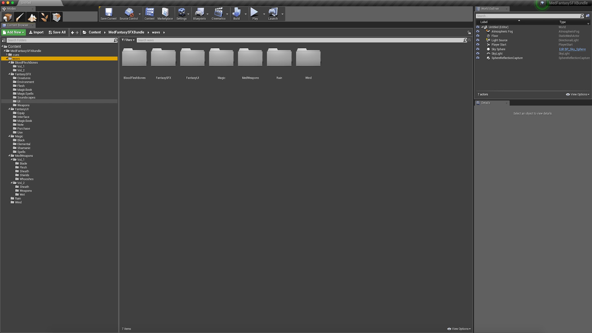 Medieval Fantasy SFX Bundle in Sound Effects UE Marketplace