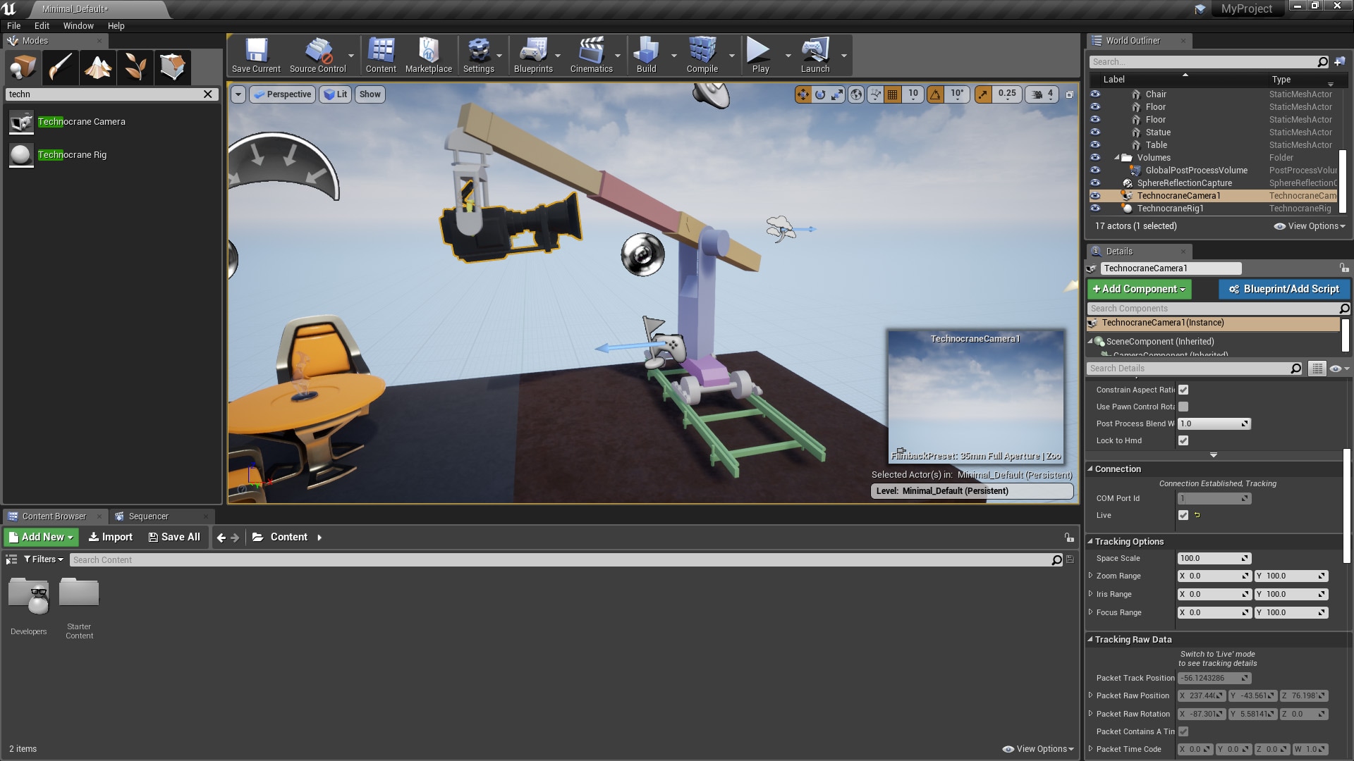 Technocrane Tracker