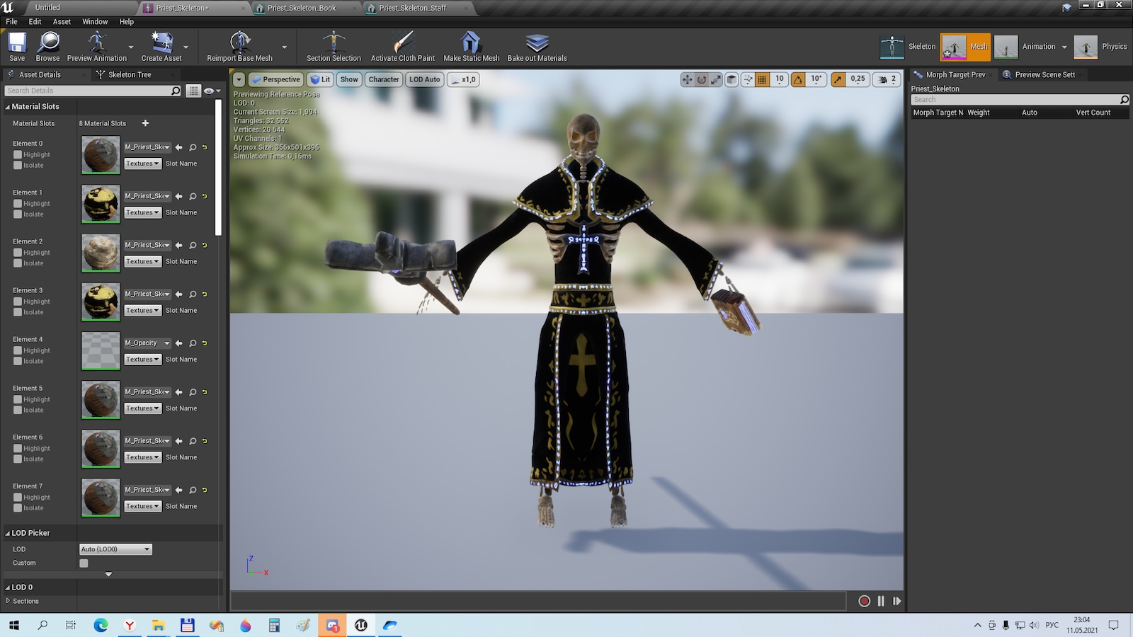 Priest Skeleton in Characters - UE Marketplace