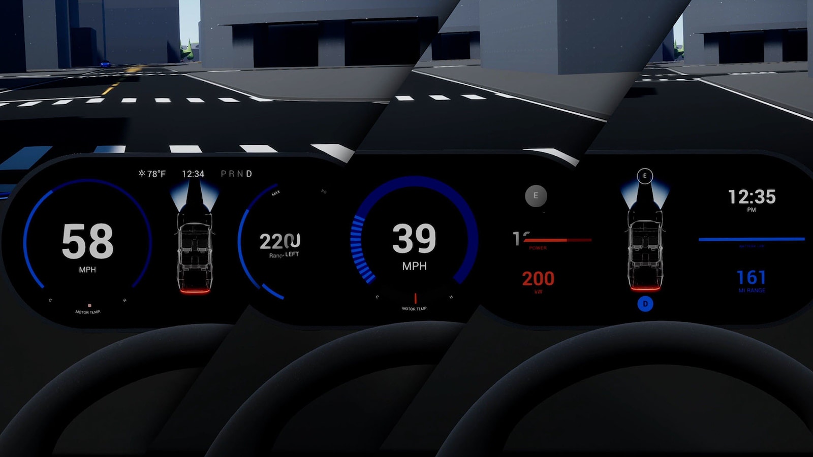 Automotive HMI Starter Kit in Blueprints UE Marketplace