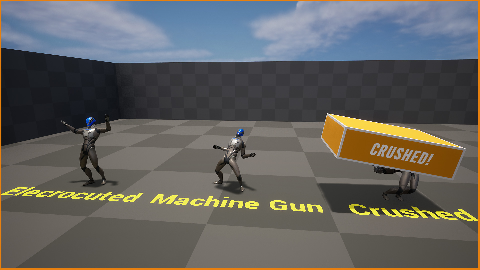 Death Animation Explode Dramatic Death Animations