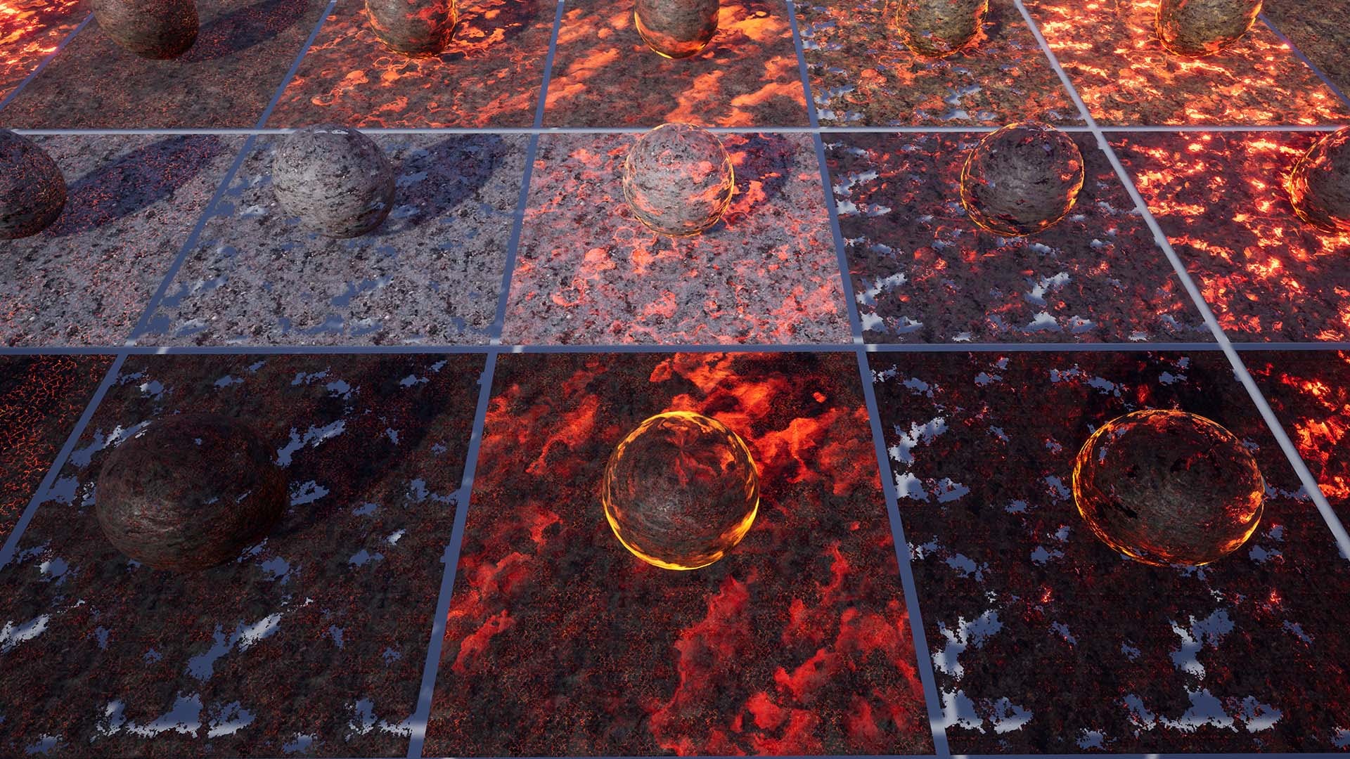 120 Animated Burning Materials in Materials UE Marketplace