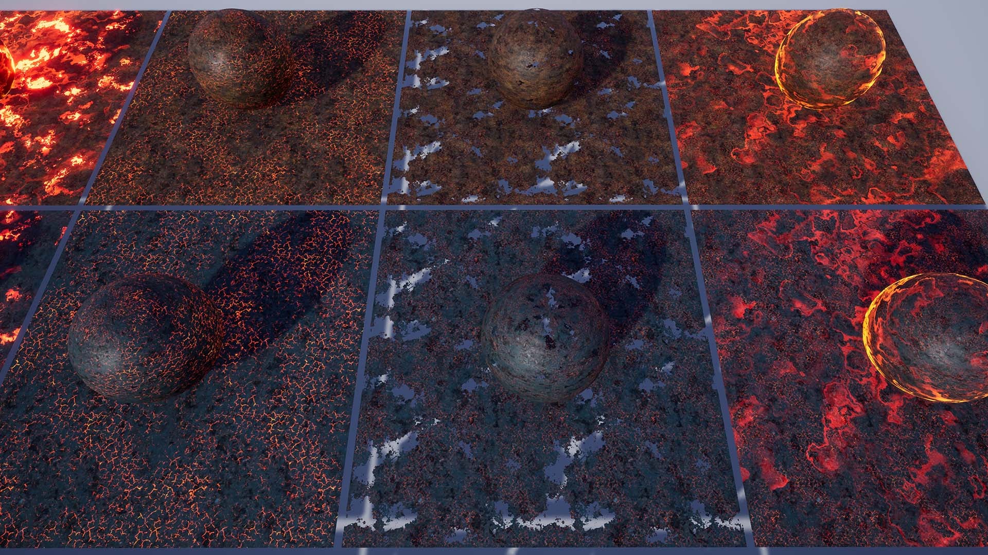 120 Animated Burning Materials in Materials UE Marketplace