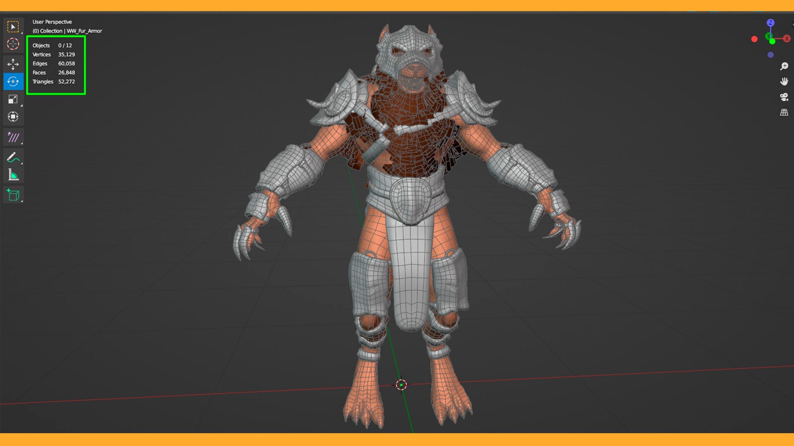 WereWolf Armored, 카테고리 캐릭터 UE 마켓플레이스