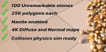 25 Unremarkable Stones - Snapshot