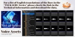 Japanese Voice Pack Popular Witch Voices TSUKAERU MAJYOBO - Snapshot