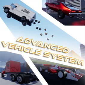 System for quickly building multiplayer ready physics based vehicles