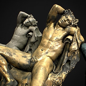 every statue comes with three different materials