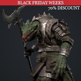 Low poly model of Dragon Warrior. Suitable for your projects of genre: RPG, horror, strategy, etc.