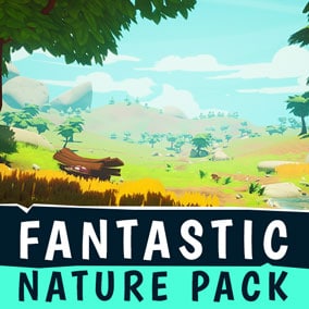 A lowpoly nature asset pack with over 110 unique assets to create stylized environments for your fantasy game.