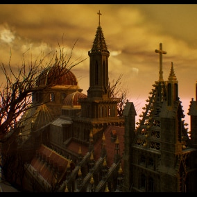 Gothic fantasy city