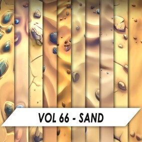 Hand painted sand textures.