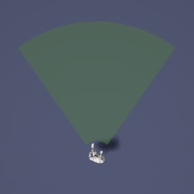 Create Line Of Sight (Field of vision) for object detection or use in postprocess.