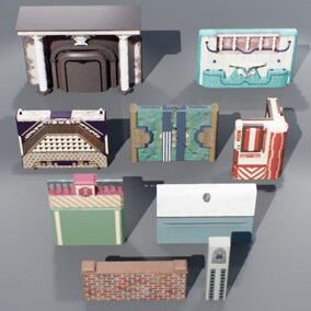 Build wall layouts with these 9 unique designs of modular wall sets.